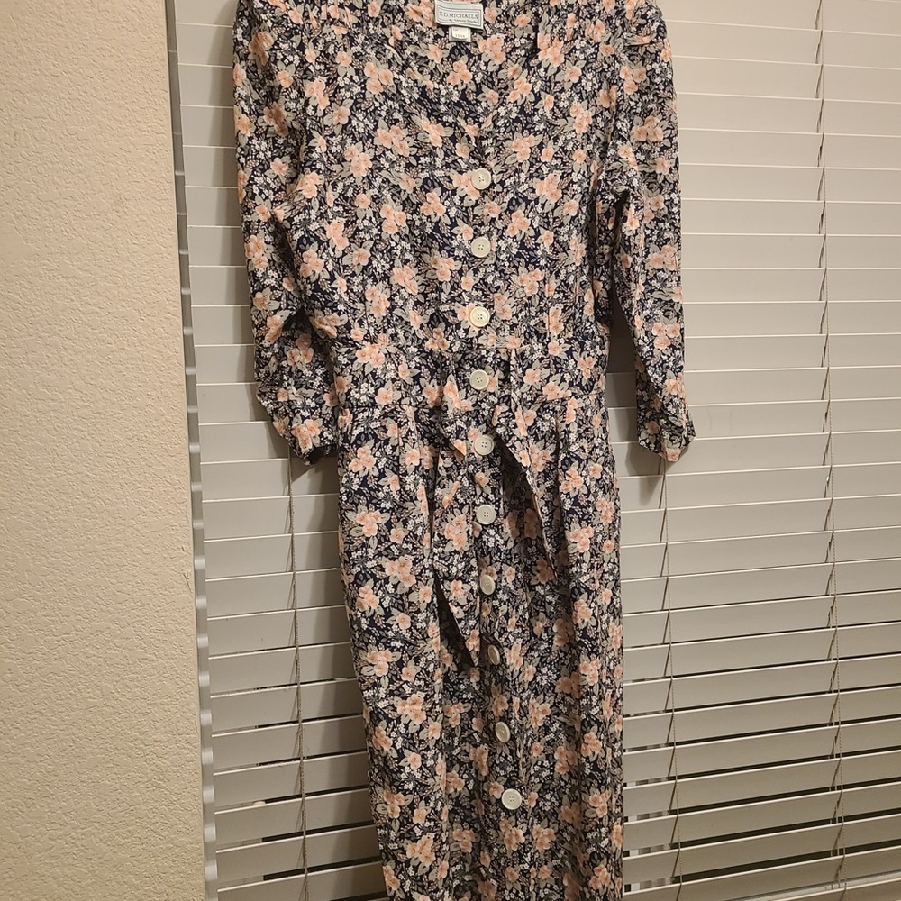 Vintage late 80s, early 90s dress. E. D. Michaels by Melanie Drucker